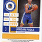 2019/20 Panini Contenders Jordan Poole Rookie Ticket RC # RTS-JPL - Autograph Relic #/10 Warriors