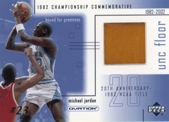 2001 Upper Deck Michael Jordan #MJF5 - UNC Floor Bulls