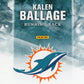 2018 Panini Origins Kalen Ballage #RA-KB - Autograph #/32 Dolphins