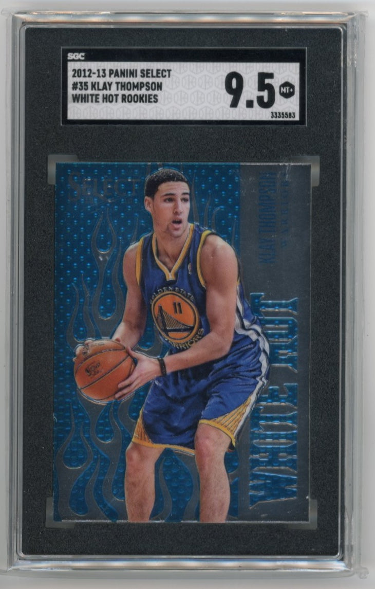 2012/13 Panini Select Klay Thompson White Hot Rookies #35 - Blue SGC 9.5 Warriors