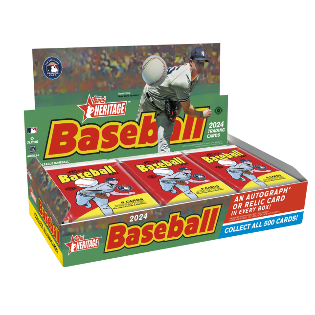 2024 Topps Heritage Baseball Hobby Box