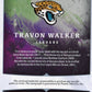 2022 Panini Origins Travon Walker RC #172 - Autograph Relic Jaguars