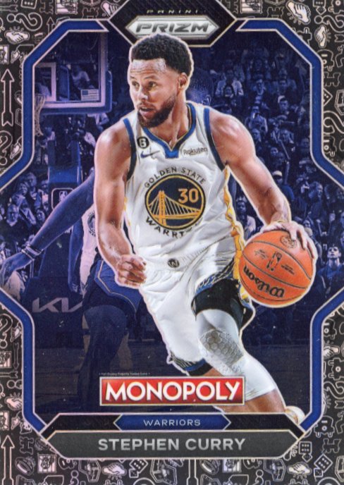 2022/23 Panini Prizm Stephen Curry Monopoly #PS6 - SP Warriors