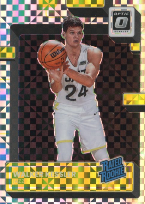 2022/23 Panini Donruss Optic Walker Kessler Rated Rookie RC #213 - Checkerboard Jazz