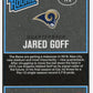 2016 Panini Donruss Optic Jared Goff Rated Rookie RC #172 - Purple Lions