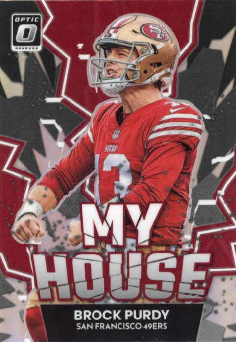 2022 Panini Donruss Optic Brock Purdy My House #MH-10 - Silver 49ers