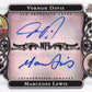 2006 Topps Bowman Sterling Vernon Davis & Marcedes Lewis #BSHC-DL - Dual Autograph 49ers Jaguars