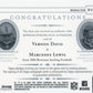 2006 Topps Bowman Sterling Vernon Davis & Marcedes Lewis #BSHC-DL - Dual Autograph 49ers Jaguars