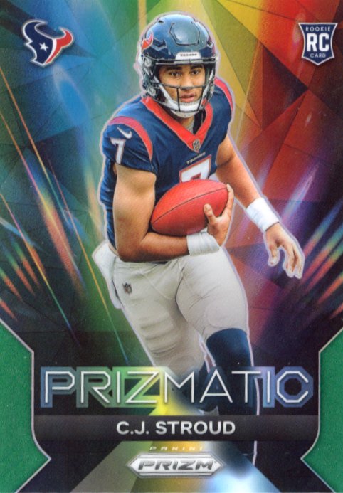 2023 Panini Prizm CJ Stroud Prizmatic RC #6 - Green Texans