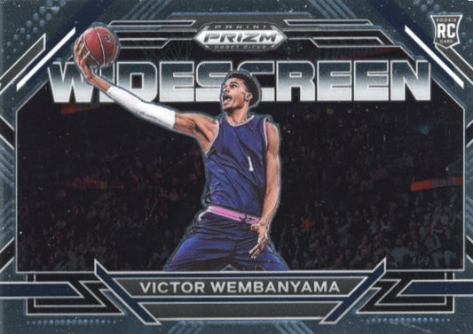 2023 Panini Prizm Draft Picks Victor Wembanyama Widescreen RC #1 - Spurs