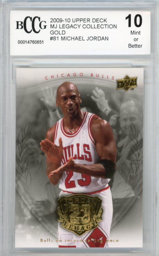 2009/10 Upper Deck Jordan Legacy Michael Jordan #81 - BCCG 10 Bulls