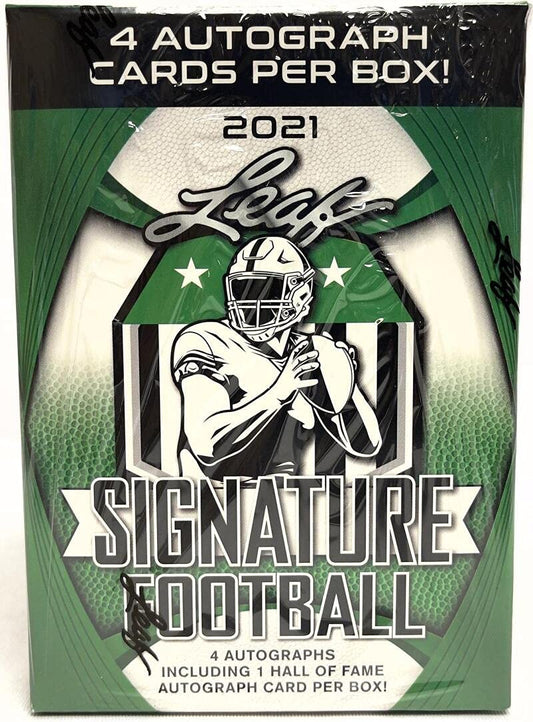 2021 Leaf Signature Football Blaster Box