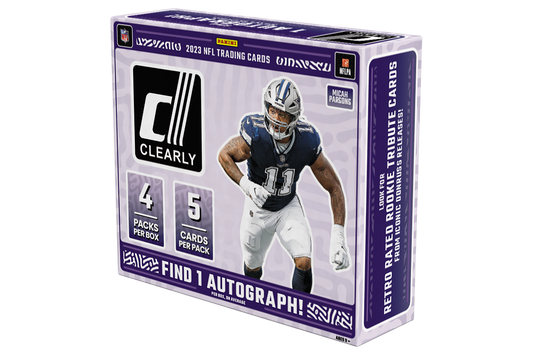 2023 Panini Clearly Donruss Football Hobby Box