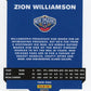 2019/20 Donruss Optic Zion Williamson RC #1 - Pelicans