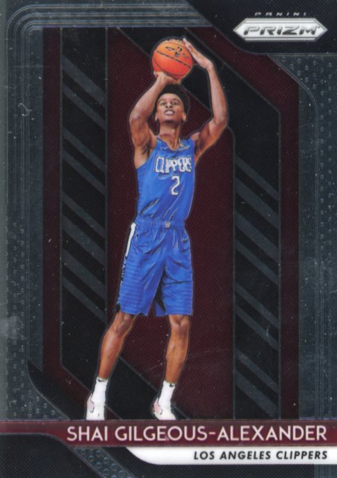 2018/19 Panini Prizm. Shai Gilgeous Alexander RC #184 - Clippers