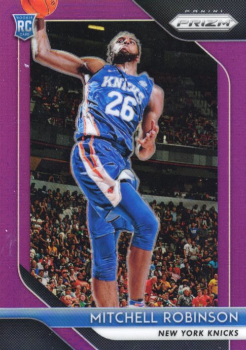 2018/19 Panini Prizm Mitchell Robinson #227 - #/75 Purple Knicks