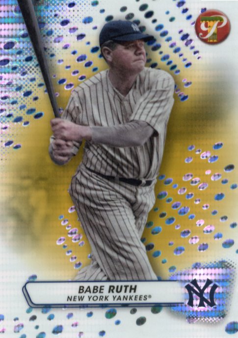 2023 Topps Pristine Babe Ruth #114 - #/50 Gold Yankees