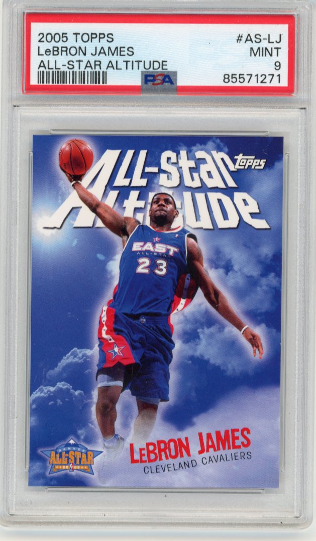 2005 Topps LeBron James #AS-LJ - PSA 9 Cavaliers