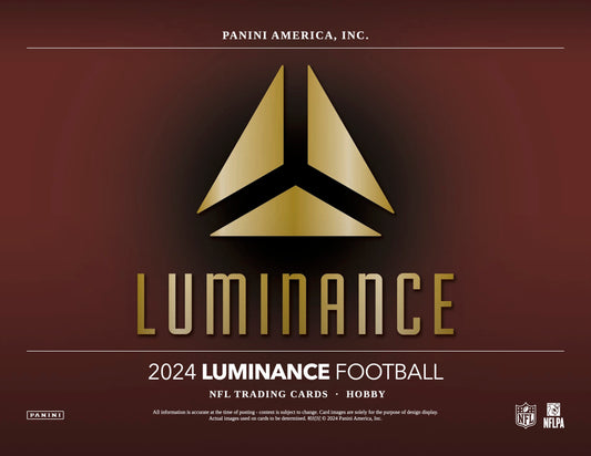 PRESALE - 2024 Panini Luminance Football Hobby Box
