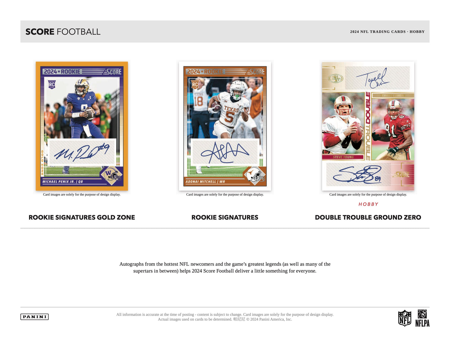 2024 Panini Score Football Hobby Box