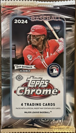 2024 Topps Chrome Baseball Hobby Pack