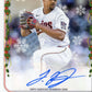 2022 Topps Jhoan Duran Holiday #WHA-JD - #/250 Autograph Twins