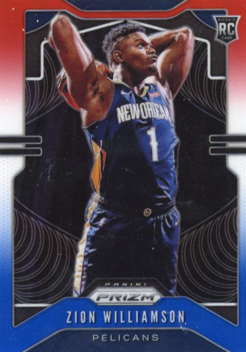 2019 Panini Prizm Zion Williamson RC #248 - RWB Pelicans