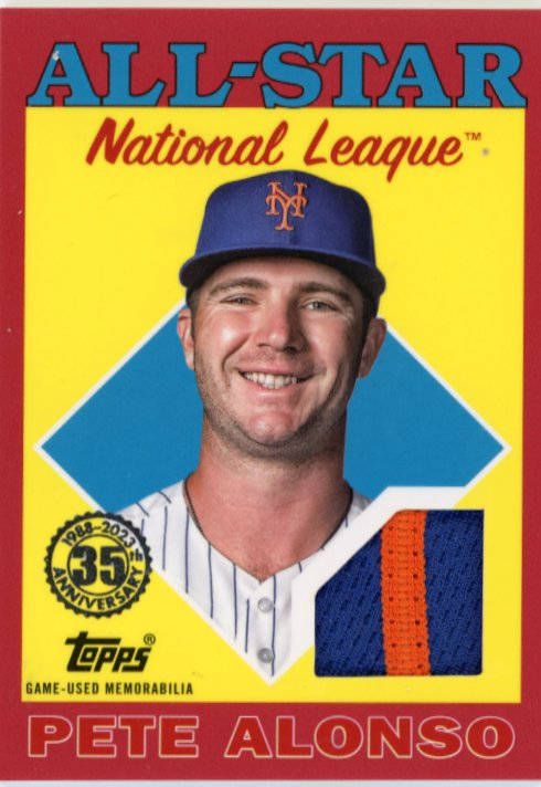 2023 Topps Pete Alonso All Stars #88ASR-PA - #/25 Patch Mets