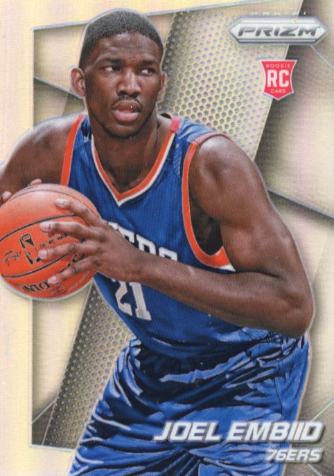 2014 Panini Prizm Joel Embiid RC #253 - Refractor 76ers