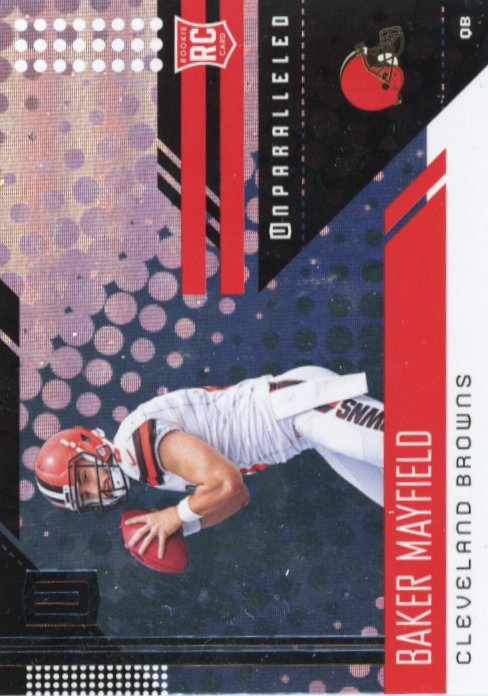 2018 Panini Unparalleled Baker Mayfield RC #208 - Browns