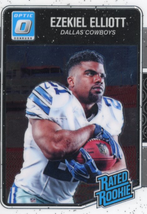 2016 Panini Optic Ezekiel Elliot Rated Rookie RC #168 - Cowboys