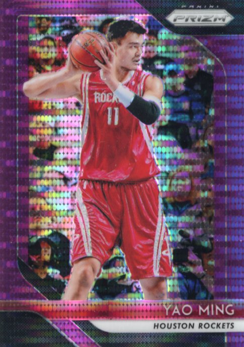 2018/19 Panini Prizm Yao Ming #135 - Purple Pulsar #/35 Rockets