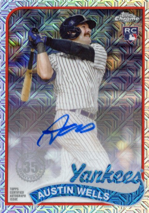 2024 Topps Austin Wells RC #2T89C-83 - Autograph Mojo Yankees