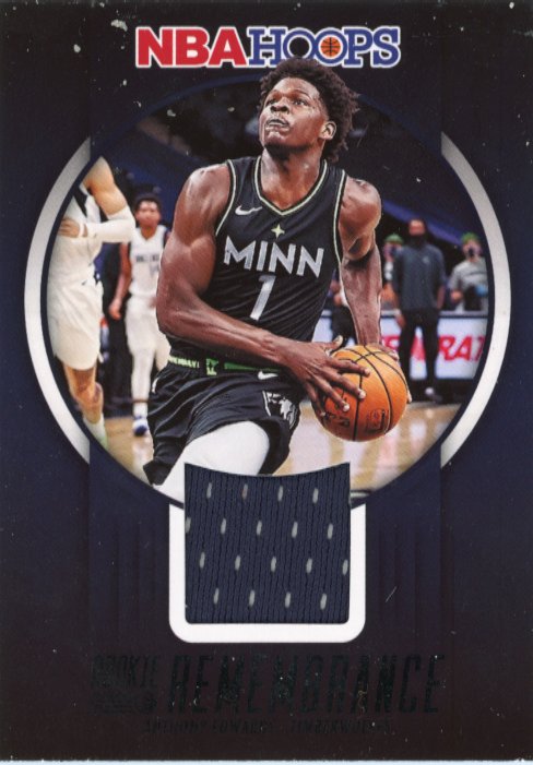 2023/24 Panini NBA Hoops Anthony Edwards Rookie Remembrance #RR-ANT - Relic Timberwolves