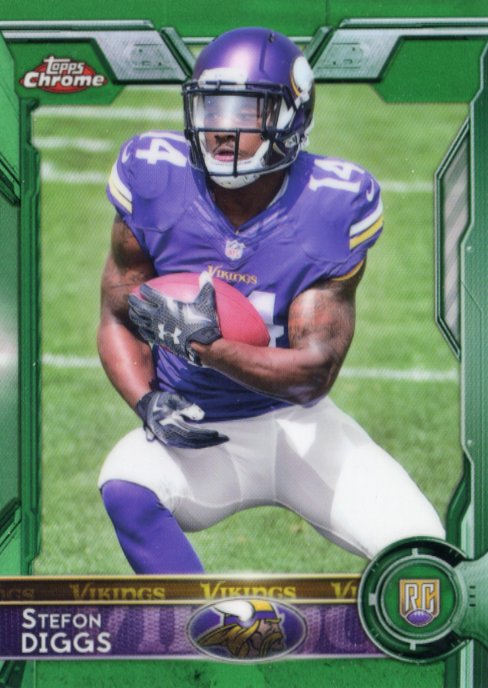 2015 Topps Chrome Stefon Diggs RC #148 - Vikings