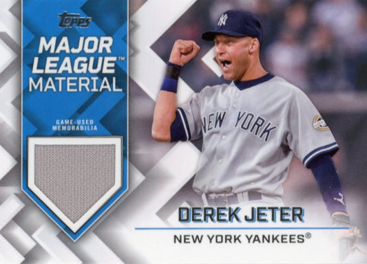 2022 Topps Update Derek Jeter #MLM-DJ - Major League Material Relic Yankees