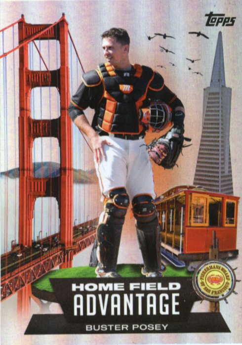 2022 Topps Buster Posey #HA-9 - Home Field Advantage Giants