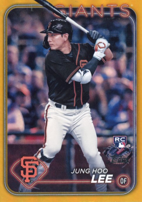 2024 Topps Series 2 Jung Hoo Lee RC #691 - Yellow Giants