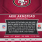 2015 Panini Prizm Arik Armstead RC #204 - Silver Autograph 49ers