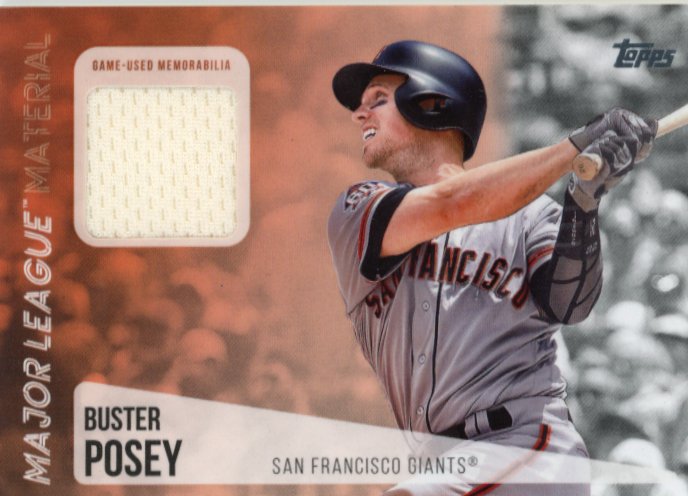 2019 Topps Series One Buster Posey #MLM-BP - Patch Giants