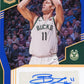 2019/20 Panini Donruss Elite Brook Lopez #ES-BLP - #/35 Blue Autograph Bucks