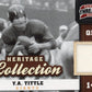 2011 Panini Threads Y.A. Tittle #14 - Patch Giants