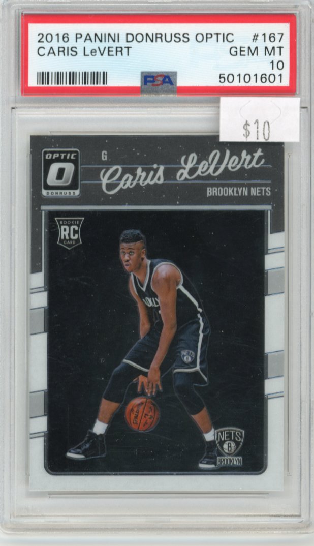 2016/17 Panini Donruss Optic Caris LeVert #167 - PSA 10 Nets