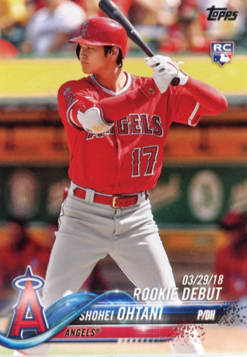 2018 Topps Update Series Shohei Ohtani RC #US285 - Angels