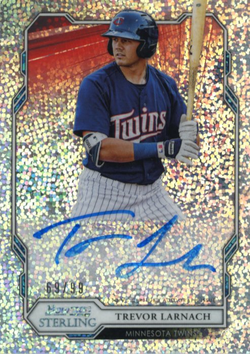 2019 Bowman Sterling Trevor Larnach #BSPA-TL - #/99 Autograph Twins