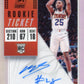 2018/19 Panini Contenders Optic Mikal Bridges RC #130 - Holo Autograph Suns