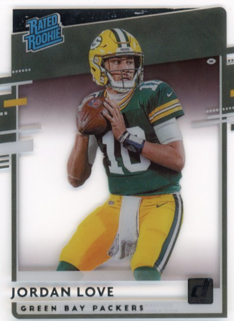 2020 Panini Chronicles Donruss Clearly Jordan Love RC #RR-JL - Packers