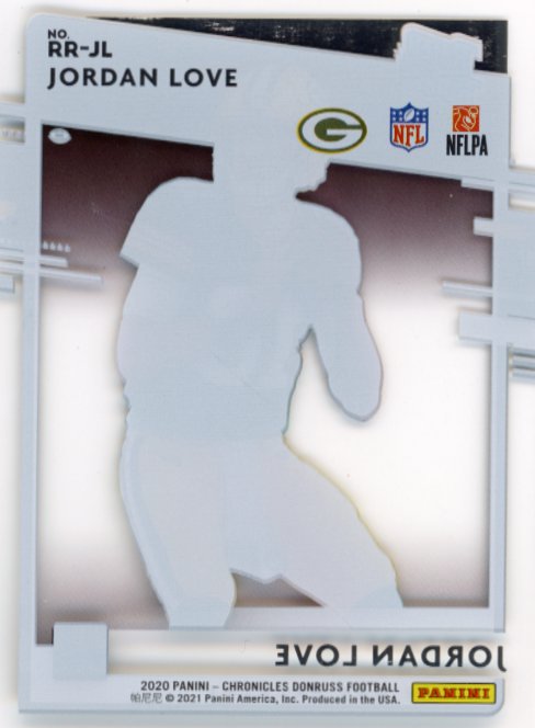 2020 Panini Chronicles Donruss Clearly Jordan Love RC #RR-JL - Packers