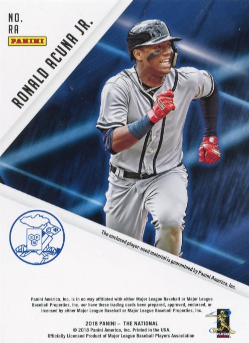 2018 Panini The National Ronald Acuna Jr. #RA - Patch Braves