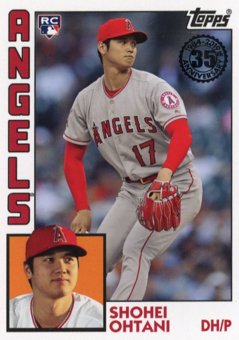 2019 Topps Shohei Ohtani RC #84-25 - Angels